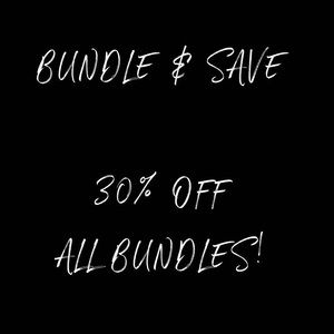 30% OFF ALL BUNDLES 🖤
